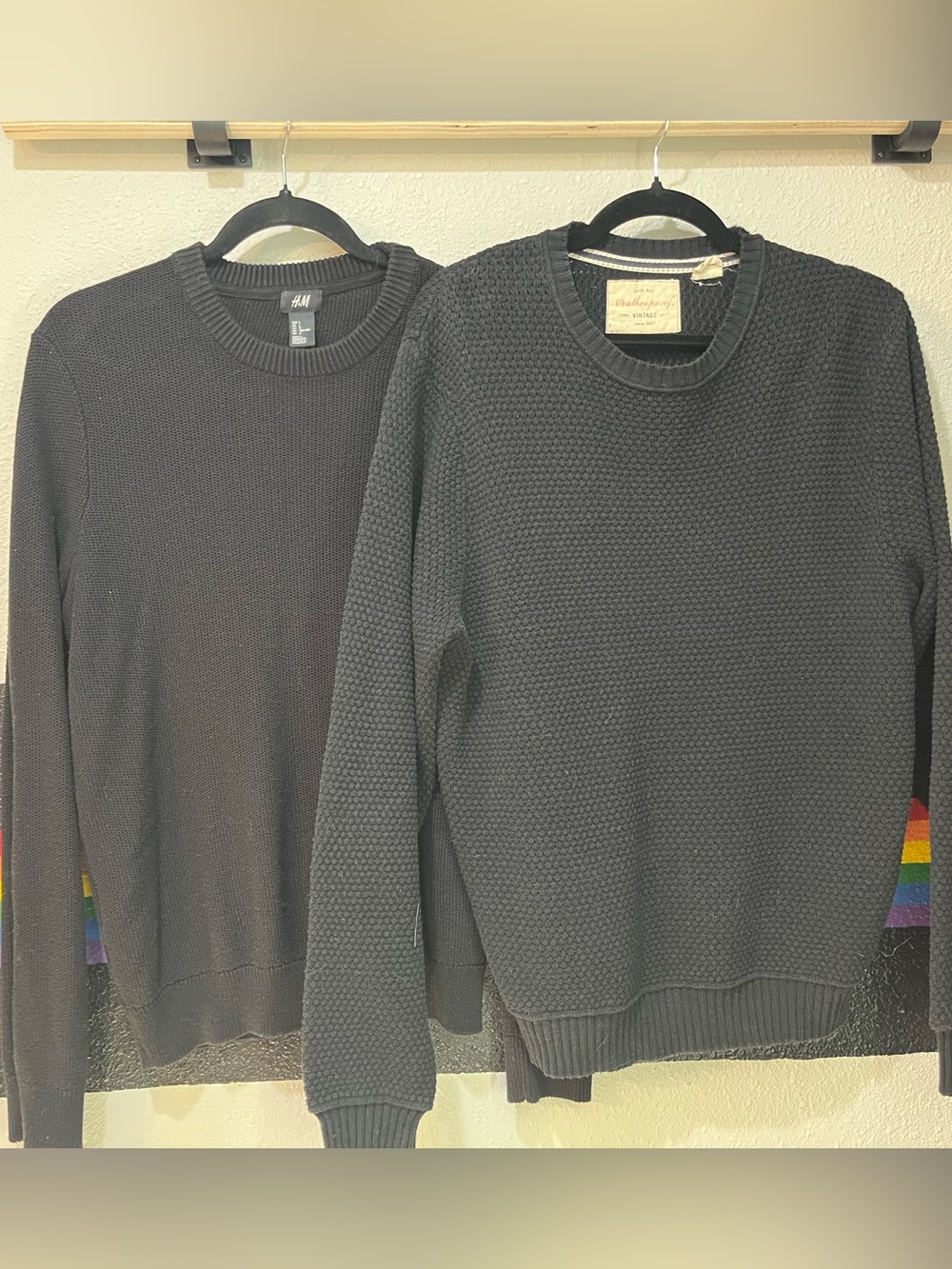 Men’s Black Crewneck Sweater bundle
